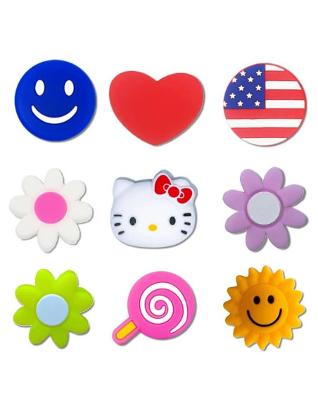 Juego de 9 Amortiguadores de Vibración Dr. Pandacat para Tenis Juego de 9 Amortiguadores de Vibración Dr. Pandacat para Tenis