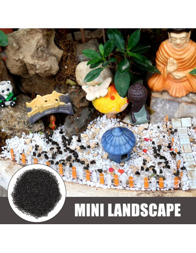 Bolsa de Piedras Microlandscape EXCEART 60g Decorativas