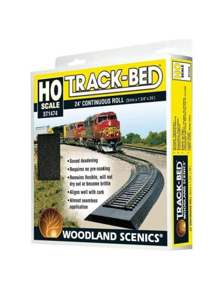 Rollo Track-Bed HO Woodland Scenics 7.32 m 5 mm Rollo Track-Bed HO Woodland Scenics 7.32 m 5 mm