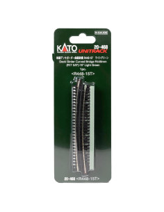 Puente Curvado de Viga KATO N Gauge R448mm Verde Claro