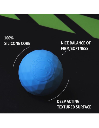 Bola de Masaje Hererope para Alivio Muscular 2.5cm Azul