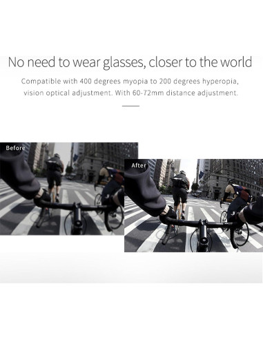 Gafas de Realidad Virtual 10Co con Auriculares Bluetooth 3D