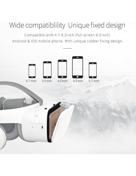 Gafas de Realidad Virtual 10Co con Auriculares Bluetooth 3D Gafas de Realidad Virtual 10Co con Auriculares Bluetooth 3D