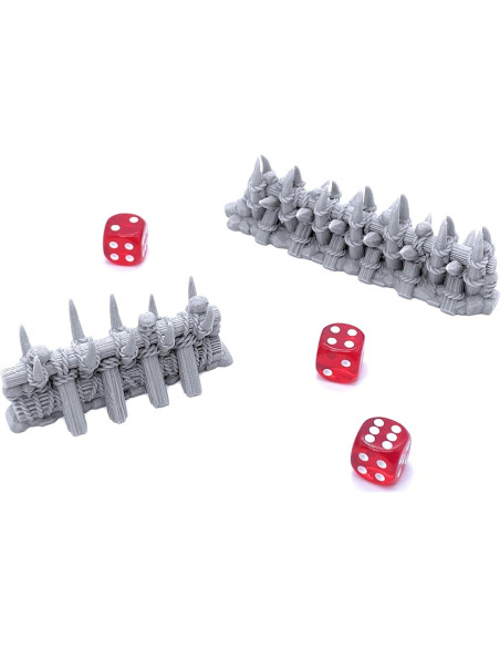 Cercas Tusk Printable Scenery para RPG y Wargame 28mm Cercas Tusk Printable Scenery para RPG y Wargame 28mm