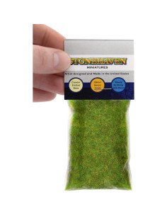 Grama Estática Verde Brillante Stonehaven 5g - Fibras 2mm 2