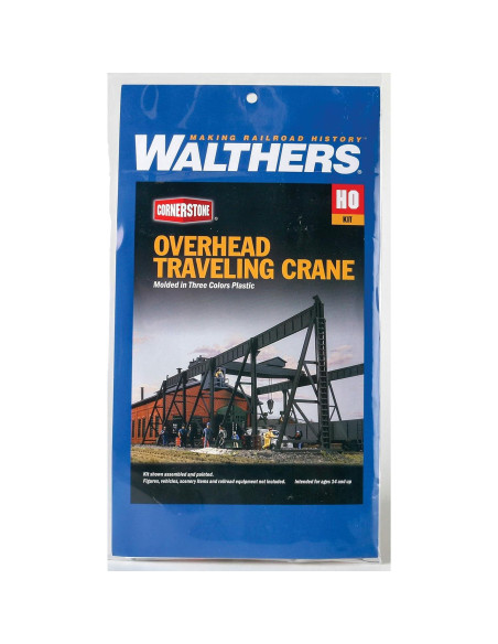 Grúa Viajera de Techo Walthers Cornerstone HO 1:87 25 Toneladas Grúa Viajera de Techo Walthers Cornerstone HO 1:87 25 Toneladas