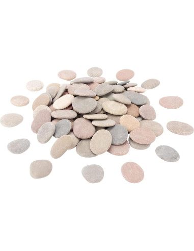 Piedras Planas para Pintar CFKJ - 97 a 102 PCS, 5.7-8.9 cm