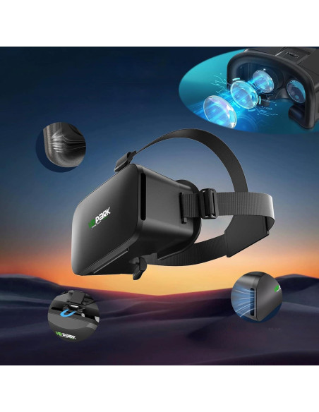 Gafas de Realidad Virtual 3D Aribest para Smartphones 4.5-6.7" Gafas de Realidad Virtual 3D Aribest para Smartphones 4.5-6.7"