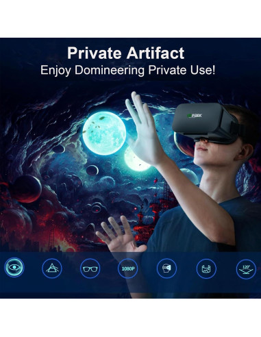 Gafas de Realidad Virtual 3D Aribest para Smartphones 4.5-6.7"