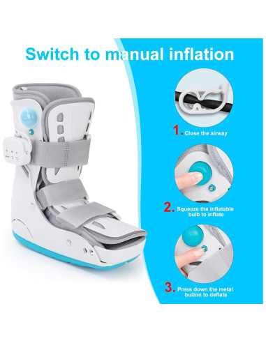 Botín Walker Inflable Tairibousy S con Bomba Automática