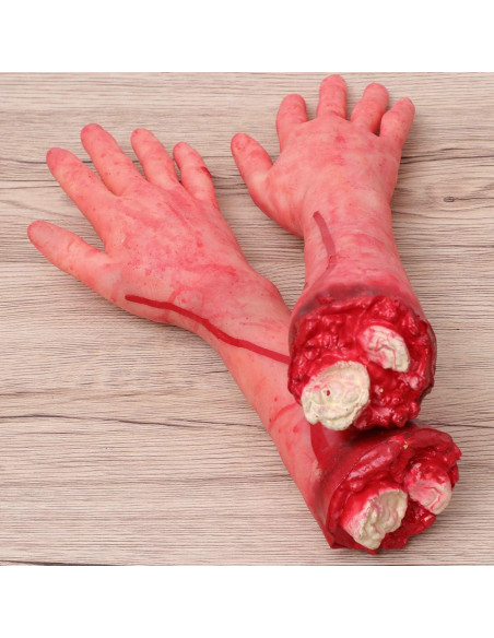 Manos Falsas de Brazo Humano Toyvian - Decoración Halloween Manos Falsas de Brazo Humano Toyvian - Decoración Halloween