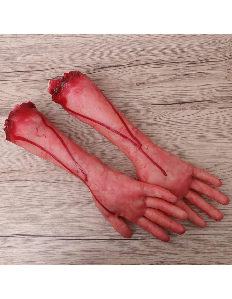 Manos Falsas de Brazo Humano Toyvian - Decoración Halloween Manos Falsas de Brazo Humano Toyvian - Decoración Halloween