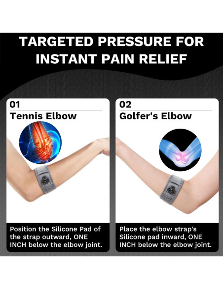 Faja para Codo Ajustable GANGSHENG para Tendinitis - Tamaño Regular (M/L) Faja para Codo Ajustable GANGSHENG para Tendinitis - Tamaño Regular (M/L)