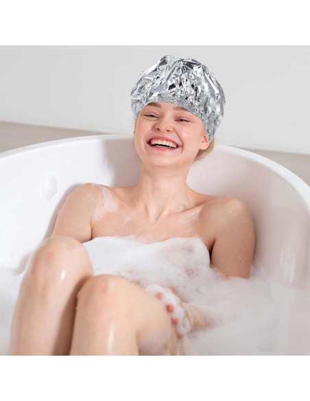 Gorros de Calor para Tratamiento Capilar QfwdfcTrenz - 2 Piezas Gorros de Calor para Tratamiento Capilar QfwdfcTrenz - 2 Piezas