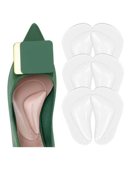 Cojines de Soporte de Arco UrChoice - 6 Pares Gel Reutilizables Cojines de Soporte de Arco UrChoice - 6 Pares Gel Reutilizables