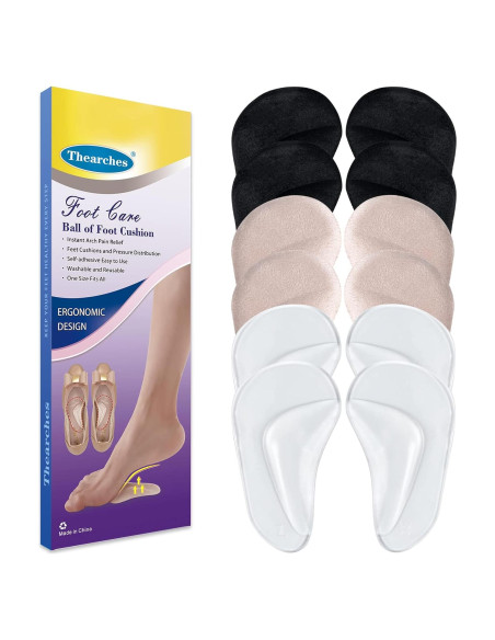 6 Pares Almohadillas de Soporte de Arco Gel Thearches 6 Pares Almohadillas de Soporte de Arco Gel Thearches