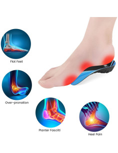Plantillas ortopédicas 3/4 Avustaa para pies planos - Alivio fascitis 2