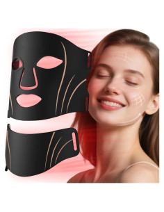 Máscara de Terapia de Luz Roja Facego - Cuidado Facial Portátil