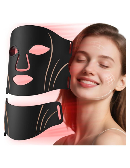 Máscara de Terapia de Luz Roja Facego - Cuidado Facial Portátil Máscara de Terapia de Luz Roja Facego - Cuidado Facial Portátil