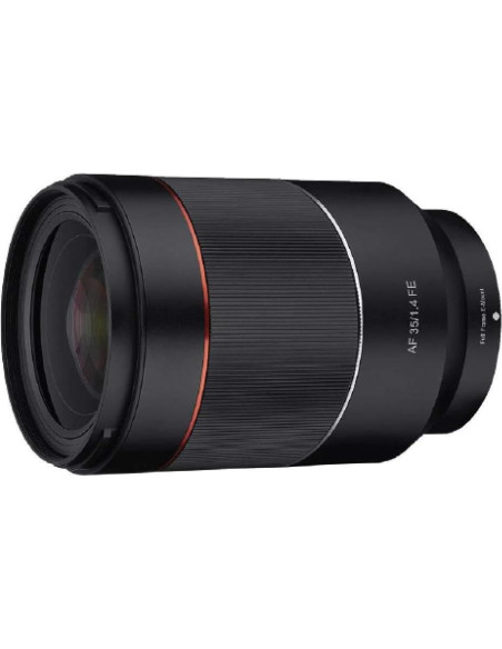 Lente Rokinon AF 35mm F1.4 Auto Enfoque para Sony E Lente Rokinon AF 35mm F1.4 Auto Enfoque para Sony E