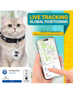 Rastreador GPS para Gatos Sotfkd - Impermeable y Universal 2