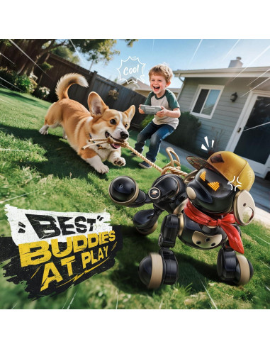 Perro Robot Interactivo Ruko 18011 - Mascota Electrónica para Niños