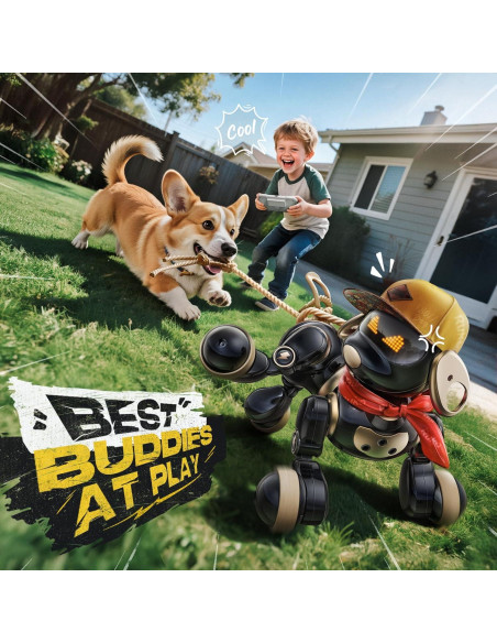 Perro Robot Interactivo Ruko 18011 - Mascota Electrónica para Niños Perro Robot Interactivo Ruko 18011 - Mascota Electrónica para Niños