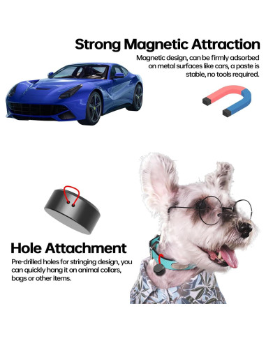 Rastreador GPS PDSDK Magnético para Vehículos y Mascotas