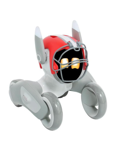 Gorro de Robot Mascota Loona Rojo con Cuerno de Toro