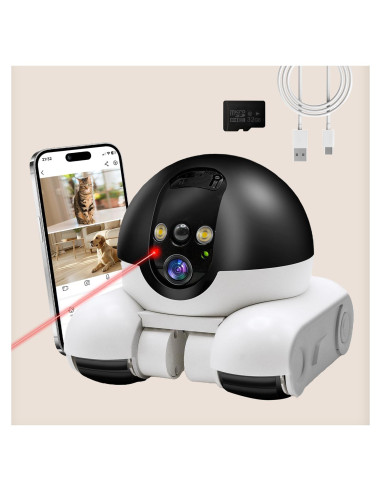 Cámara de Seguridad Interior DreamBee 1080P Doble Lente con App