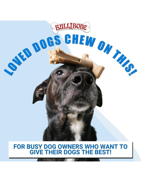 Bullibone SuperBrush: Cepillo Dental para Perros Sabor Manzana y Canela Bullibone SuperBrush: Cepillo Dental para Perros Sabor Manzana y Canela