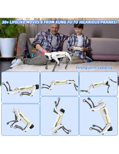 Perro Robot Inteligente Mostop 8002 - Juguete Interactivo STEM