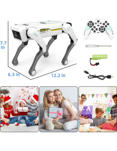 Perro Robot Inteligente Mostop 8002 - Juguete Interactivo STEM