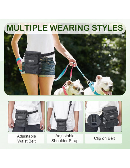 Bolsa de Entrenamiento para Perros Moysoon - Multi-Bolsillo Impermeable Bolsa de Entrenamiento para Perros Moysoon - Multi-Bolsillo Impermeable