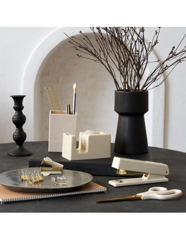 Juego de Accesorios de Escritorio KIBAGA Beige - Organizador Completo