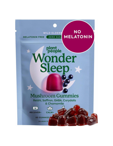 Gomitas de hongos Plant People WonderSleep 60 unidades