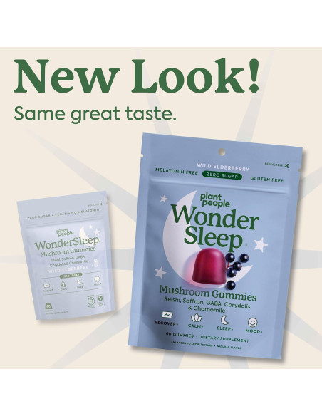 Gomitas de hongos Plant People WonderSleep 60 unidades Gomitas de hongos Plant People WonderSleep 60 unidades