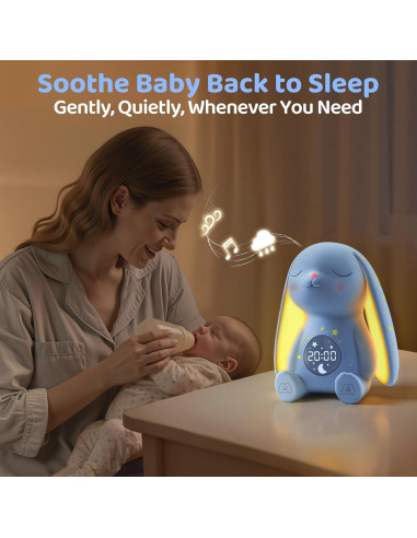 Máquina de Sonido Blanco MeWaii para Bebés con Luz Nocturna