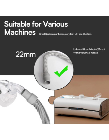 Máscara CPAP de Cara Completa Comfort TMS - Tamaño M