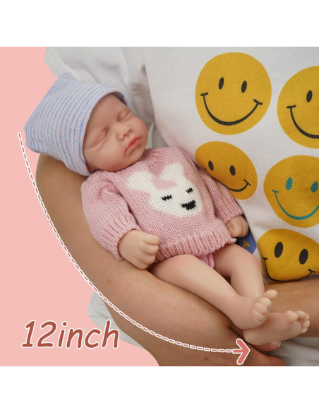 Muñecas Reborn Gemelos 30 cm Silicona Realista Miaio Muñecas Reborn Gemelos 30 cm Silicona Realista Miaio