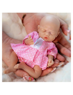 Muñeca de silicona Vollence 18 cm para niña - Realista y lavable