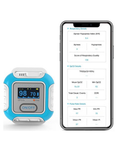 Oxímetro de Pulso Bluetooth Pepultech 2000A para Adultos