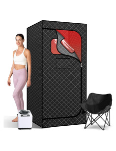 Sauna de vapor portátil TaTalife 3L 1300W con luz roja 660nm