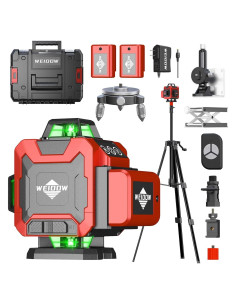 Nivel láser autocompensado WEIDDW 16 líneas 4D verde 360