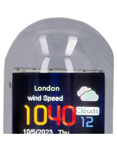 Reloj de Tubo Nixie FTVOGUE con Pantalla LCD y Modo Clima