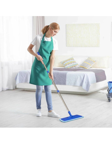 Mopa de Microfibra Neeklinny 44.5 cm con Mango Ajustable