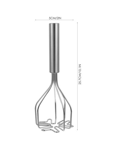 Aplastador de Papas de Acero Inoxidable 30.5 cm - Multiusos