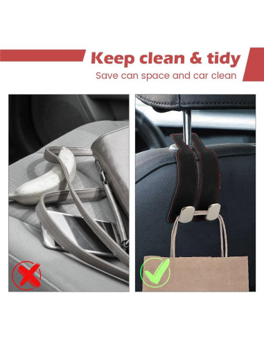 Ganchos de Almacenamiento para Asiento de Coche Bibabala 2pcs
