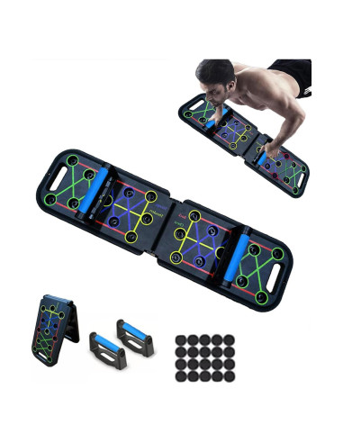 Tabla de Flexiones Plegable AKTJHS T02 con Almohadillas Antideslizantes