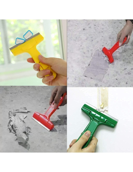 Raspador de Vidrio Jinhong 5.5" con 20 Cuchillas de Acero Raspador de Vidrio Jinhong 5.5" con 20 Cuchillas de Acero